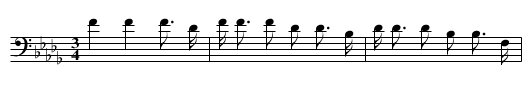 I Come - staff notation