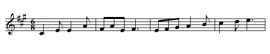 I Ha’e Laid a Herrin’ in Sa’t - staff notation