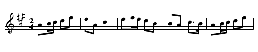 I Have a Bonnet Trimmed with Blue - staff notation
