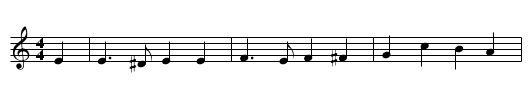 I Heard the Bells on Christmas Day - staff notation