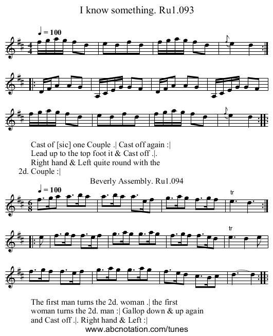 I know something. Ru1.093 - staff notation