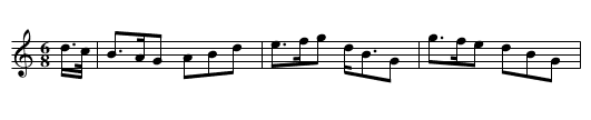 I Leave You in Sadness - staff notation