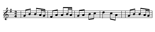 I Looked East and I Looked West - staff notation