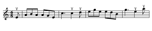 I Lost My Love - staff notation