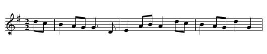 I Love My Love in Secret - staff notation