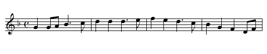 I see the moon - staff notation