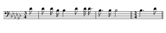 I Sing for the Animals - staff notation