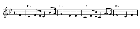 I sommarens soliga dagar - staff notation
