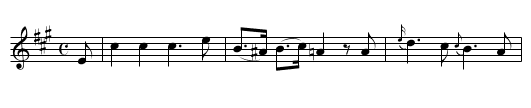I stood amid the glitt'ring throng. CJF.207 - staff notation