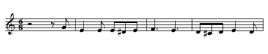 I Used to Work in Chicago - staff notation