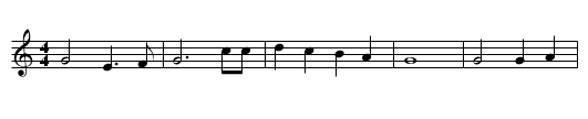 I Wanted Wings - staff notation