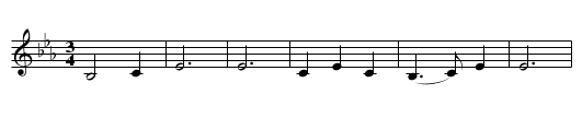 I Will Guide Thee - staff notation