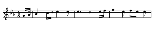 I wish I was a fisherman living on the hill of Howth [2] - staff notation