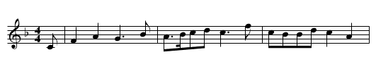 ICH ARMER HAS IM WEITEN FELD - staff notation