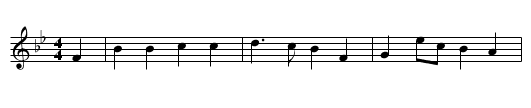 ICH BIN EIN DEUTSCHER KNABE - staff notation