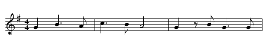 ICH BIN EIN DEUTSCHES MAEDCHEN - staff notation