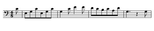 ICH BIN EIN FRANZOSE MESDAMES - staff notation