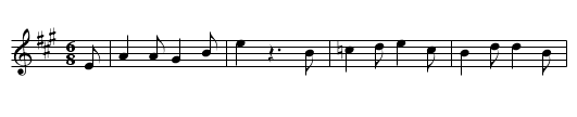 ICH GING WOHL BEI DER NACHT - staff notation