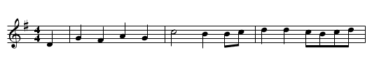ICH HAB MIR EINS ERWAEHLET - staff notation