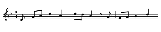 ICH HABE MEIN FEINSLIEBCHEN - staff notation