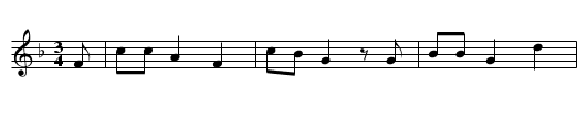 ICH HABE MEIN FEINSLIEBCHEN - staff notation