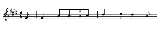 ICH KAM VOM WALDE - staff notation