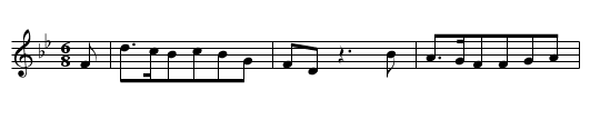 ICH LEBE ALS LANDMANN ZUFRIEDEN - staff notation