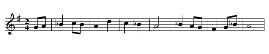 ICH TRAU AUF GOTT - staff notation