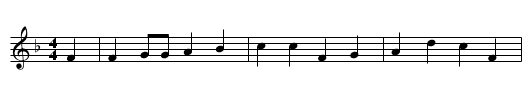 ICK SAG (SAH) MINEN HERRN VON FALKENSTEEN - staff notation