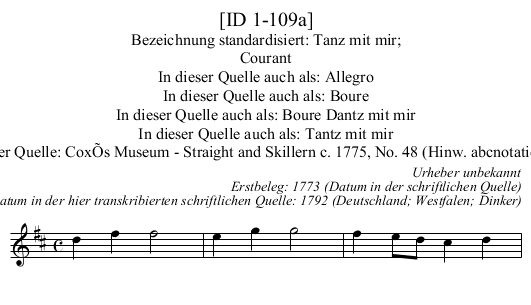 [ID 1-109a] - staff notation