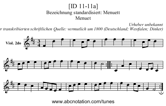 [ID 11-11a] - staff notation