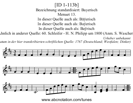 [ID 1-113b] - staff notation