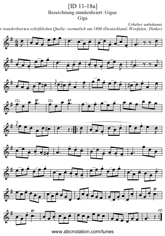 [ID 11-18a] - staff notation