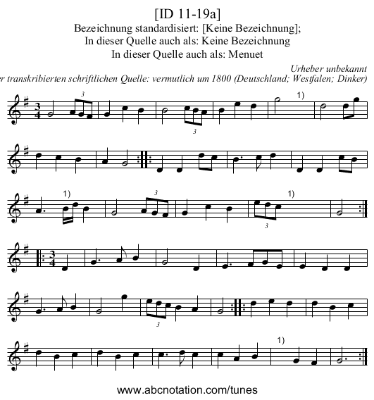 [ID 11-19a] - staff notation