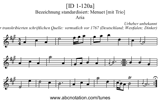 [ID 1-120a] - staff notation