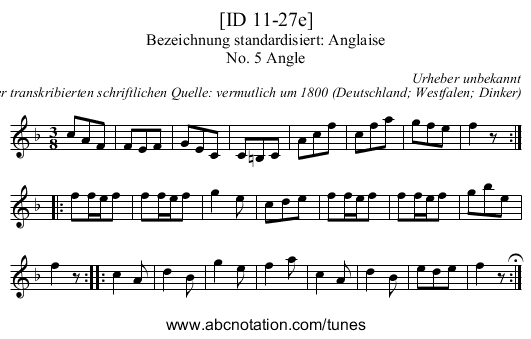 [ID 11-27e] - staff notation