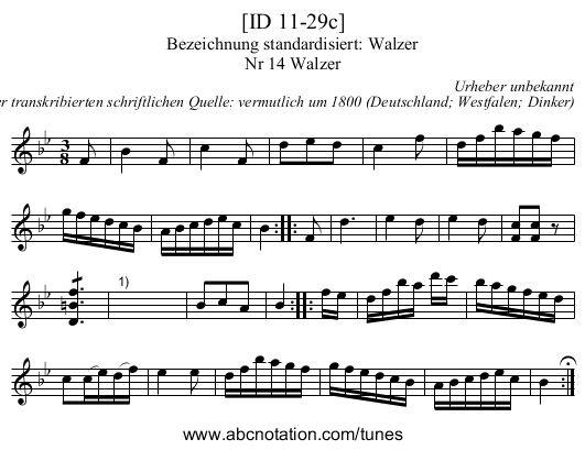[ID 11-29c] - staff notation