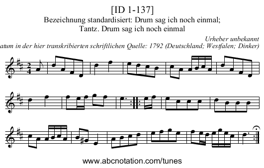 [ID 1-137] - staff notation