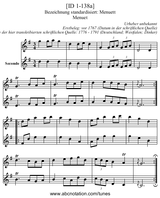 [ID 1-138a] - staff notation