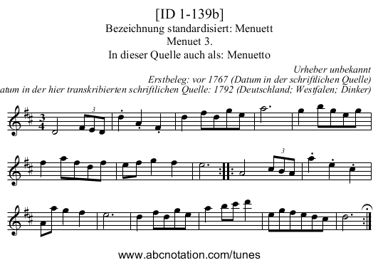 [ID 1-139b] - staff notation