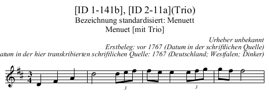 [ID 1-141b], [ID 2-11a](Trio) - staff notation