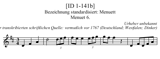 [ID 1-141b] - staff notation