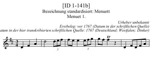 [ID 1-141b] - staff notation