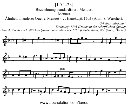[ID 1-23] - staff notation