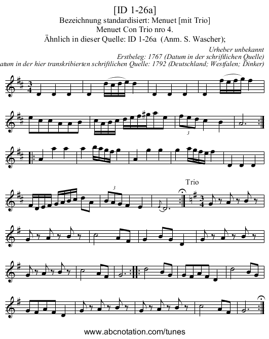 [ID 1-26a] - staff notation