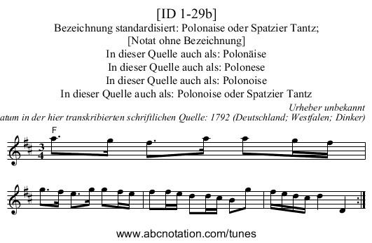 [ID 1-29b] - staff notation