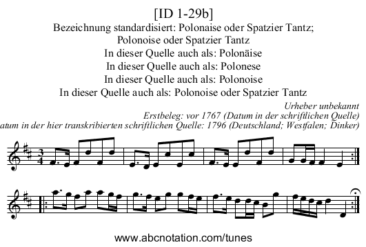 [ID 1-29b] - staff notation