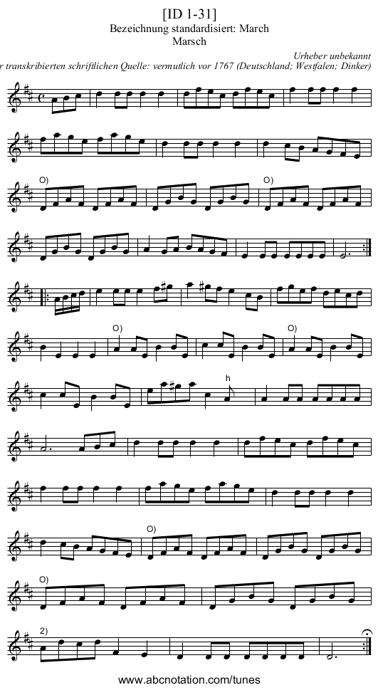 [ID 1-31] - staff notation