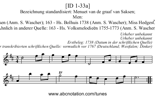 [ID 1-33a] - staff notation