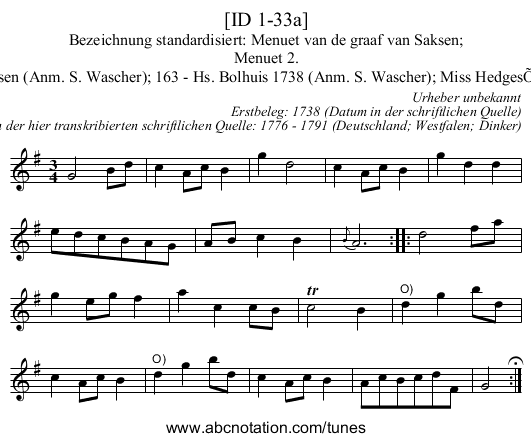 [ID 1-33a] - staff notation